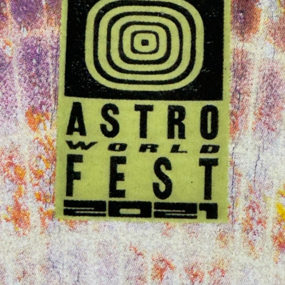 Astroworld Fest T-shirt 2021 -  Tie Dye Shirt - Travis Scott Cactus Jack Men’s L - Picture 10 of 10
